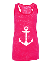 Load image into Gallery viewer, Anchor Tank top - Racerback - Blossom
