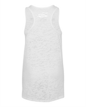 Load image into Gallery viewer, Anchor Tank top - Racerback - White Burnout
